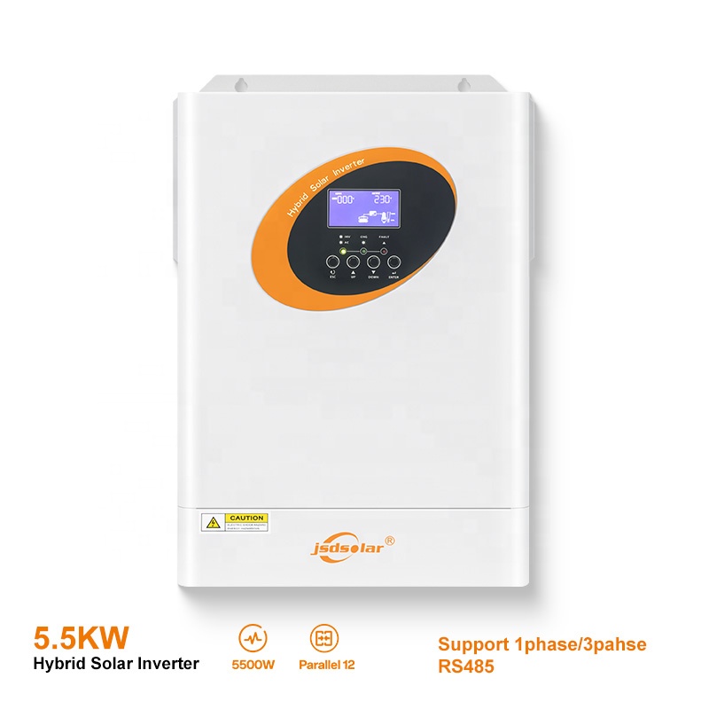 Hybrid Solar Inverter 5.5Kw Mppt 48V - 5,5 kW 5 kW reiner Sinus-Mppt-Hybrid-Solarwechselrichter